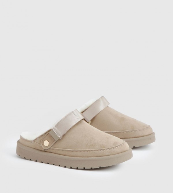 boohoo - Beige Casual Slip-ons