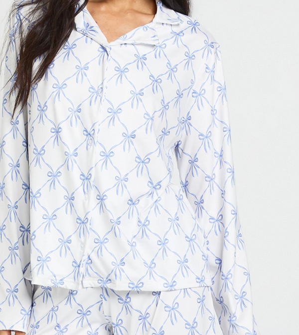 boohoo Sleepwears & Loungewears - Blue Pyjama Set