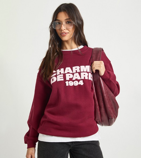 boohoo  - Red Sweatshirts