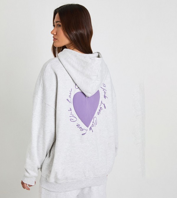 boohoo  Hoodies & Sweatshirts - Grey Hoodies
