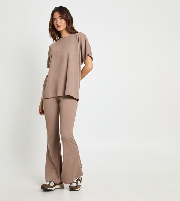 boohoo boohoo - Beige Co-Ord Set