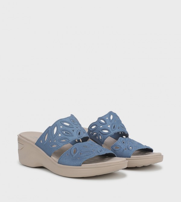 Bzees Bzees - Blue Wedges