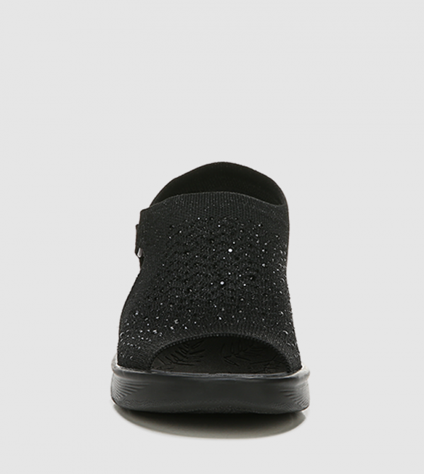 بيزيس بيزيس - أسود Wedge Sandals