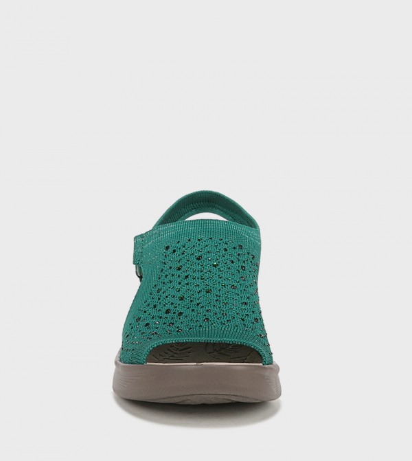 Naturalizer  Wedges - Green Wedge Sandals