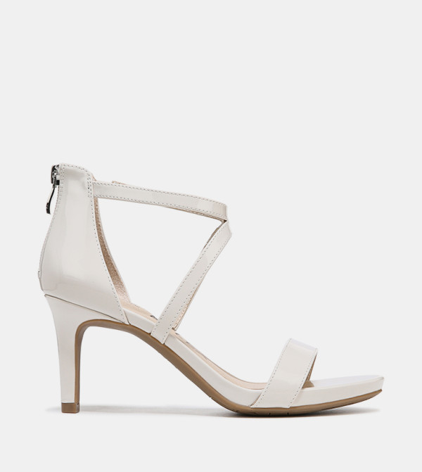 Life Stride  - Ivory Heeled Sandals