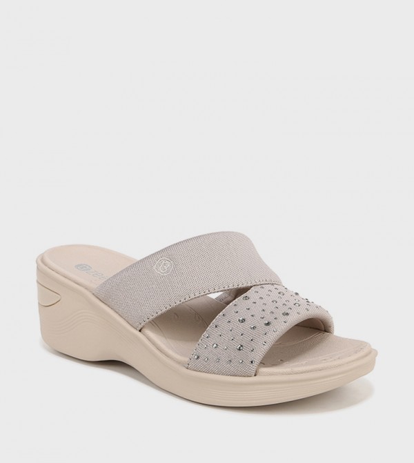 Naturalizer Naturalizer - Beige Wedge Sandals