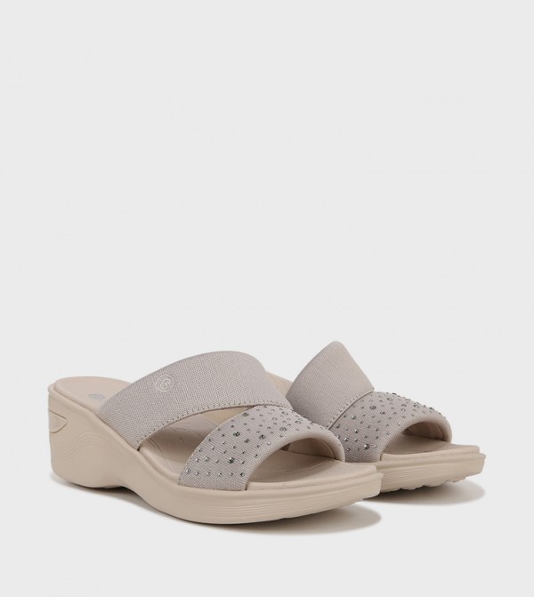 Naturalizer Naturalizer - Beige Wedge Sandals