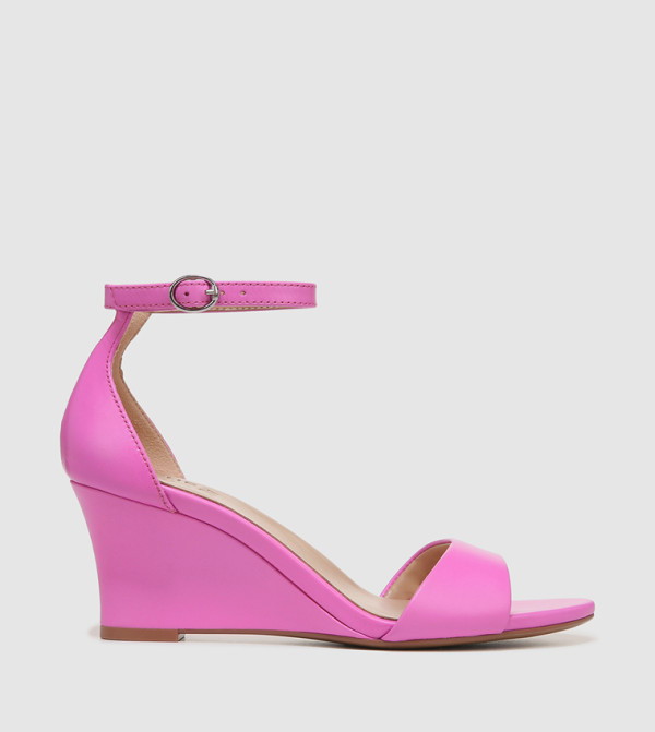 Naturalizer  Shoes - Pink Wedge Sandals