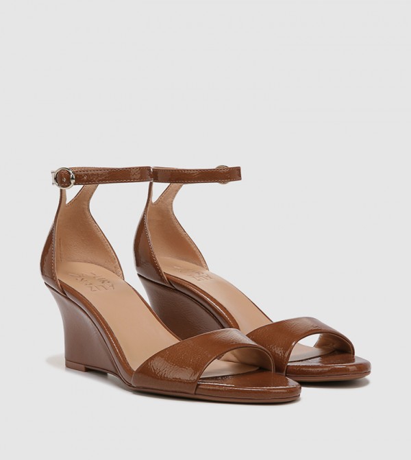 Naturalizer Naturalizer - Brown Wedge Sandals