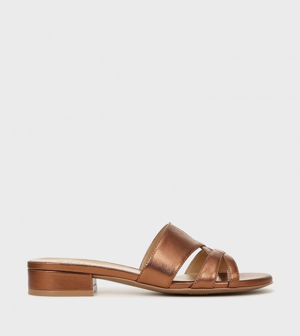 Naturalizer  - Bronze Heeled Sandals