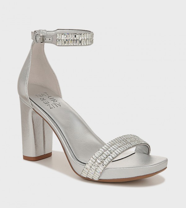 ناتشيراليزر  - فضي Block Heels