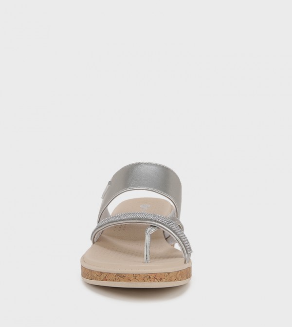 Naturalizer Naturalizer - Silver Flat Sandals