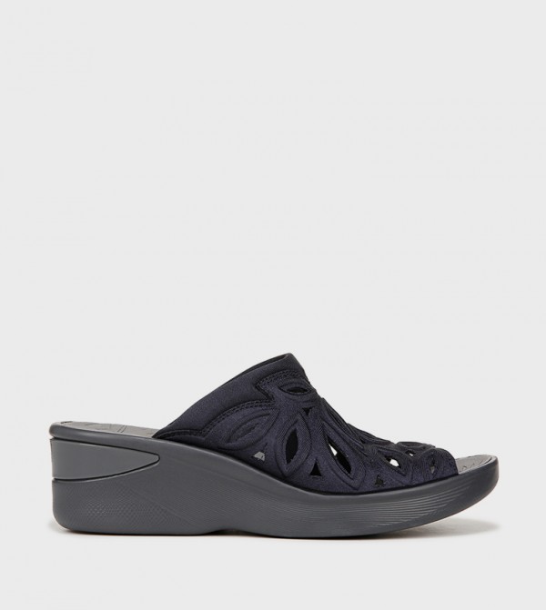 Naturalizer Naturalizer - Navy Wedge Sandals