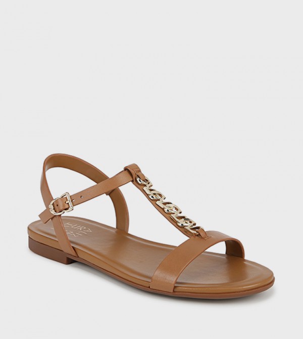 Naturalizer Naturalizer - Tan Flat Sandals