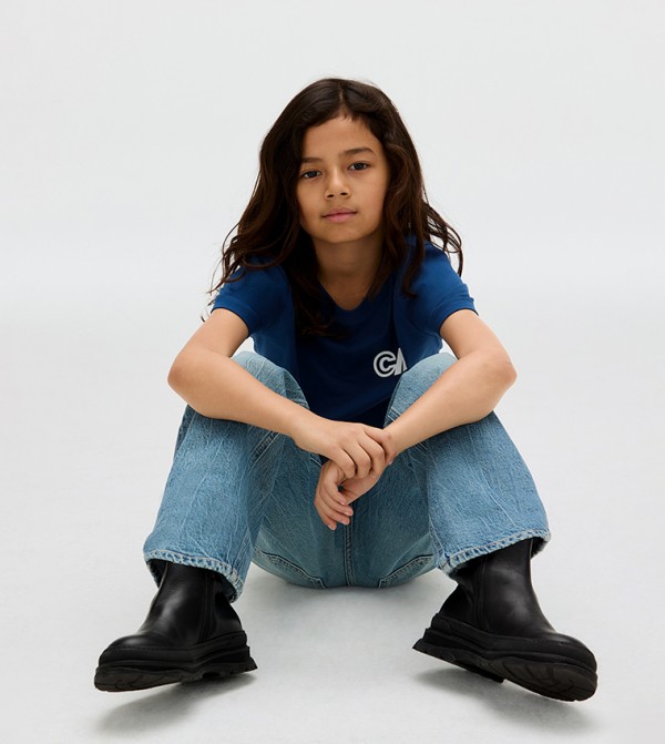 كالفين كلاين كالفين كلاين - أزرق تي شيرتات