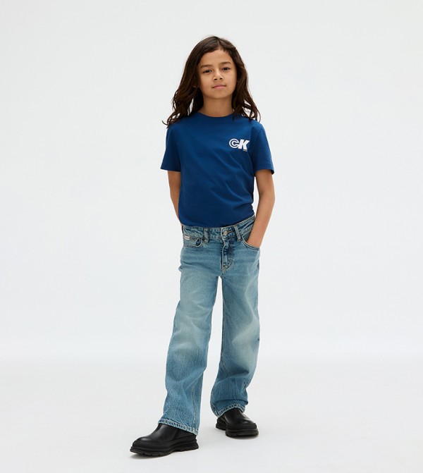 كالفين كلاين كالفين كلاين - أزرق تي شيرتات