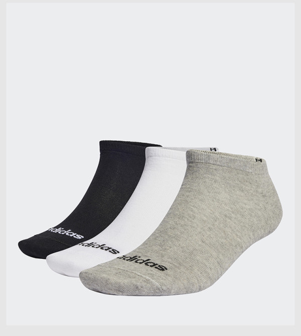 اديداس  جوارب كاجوال - رمادي Casual Socks