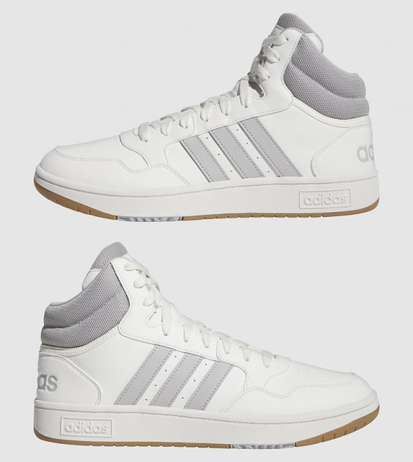 Adidas  - White Basketball Shoes