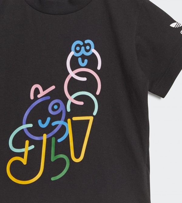 اديداس اورجينال اديداس اورجينال - أسود تي شيرتات و بناطيل