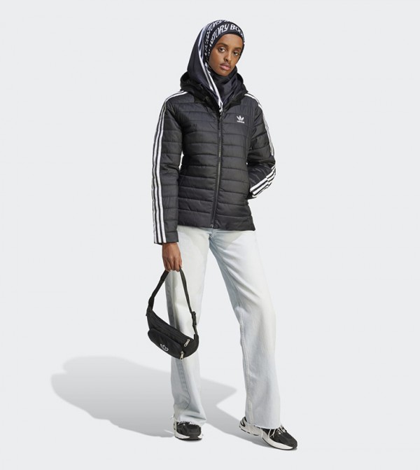 Adidas Sportswear - Black Puffer & Quilted Jackets