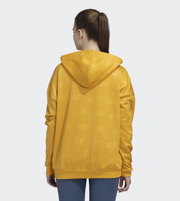 Adidas  Hoodies & Sweatshirts - Yellow Hoodies