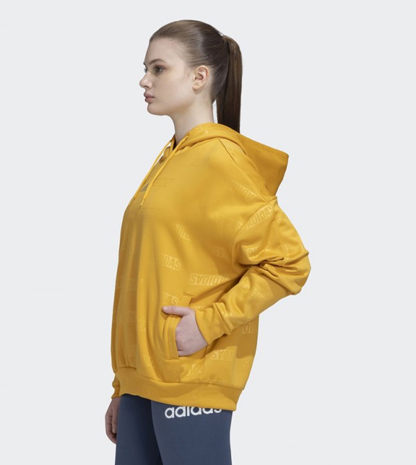 Adidas  Hoodies & Sweatshirts - Yellow Hoodies