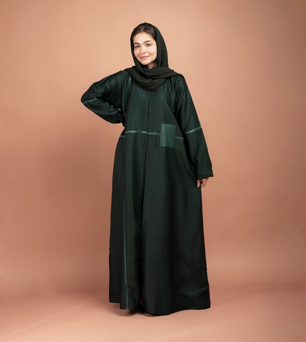 IKKXA  Arabian Clothing - Green Abayas