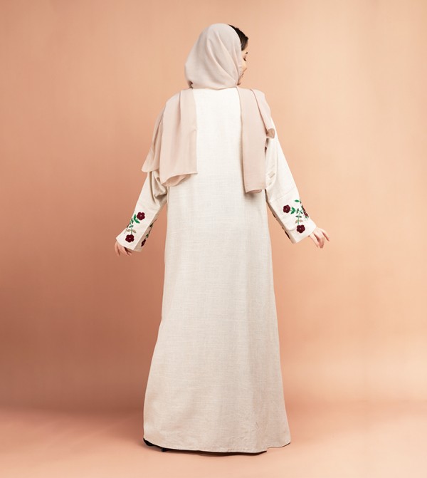 IKKXA  Arabian Clothing - Beige Abayas