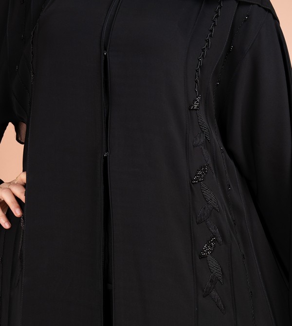 IKKXA  Arabian Clothing - Black Abayas