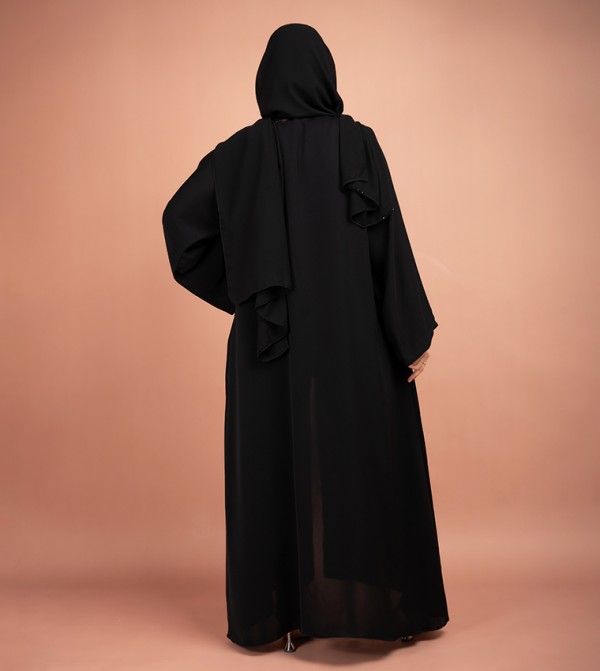 IKKXA  Arabian Clothing - Black Abayas
