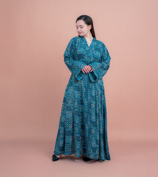 IKKXA  Arabian Clothing - Blue Jalabiyas