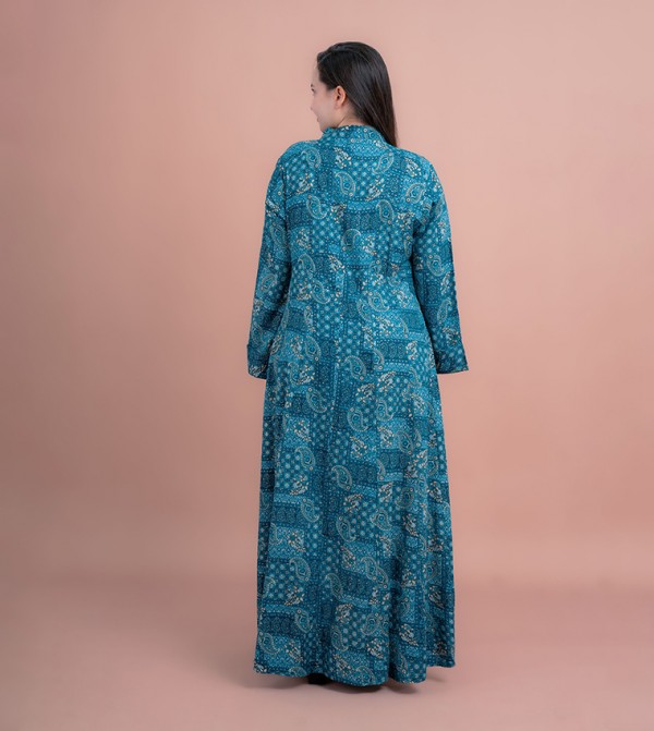 IKKXA  Arabian Clothing - Blue Jalabiyas
