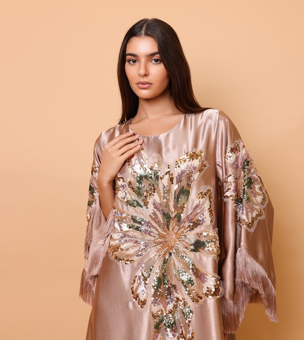 اكسا ملابس عربية - بني Jalabiyas