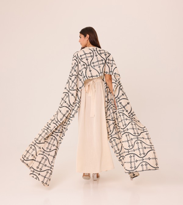 IKKXA  Arabian Clothing - Beige Jalabiyas