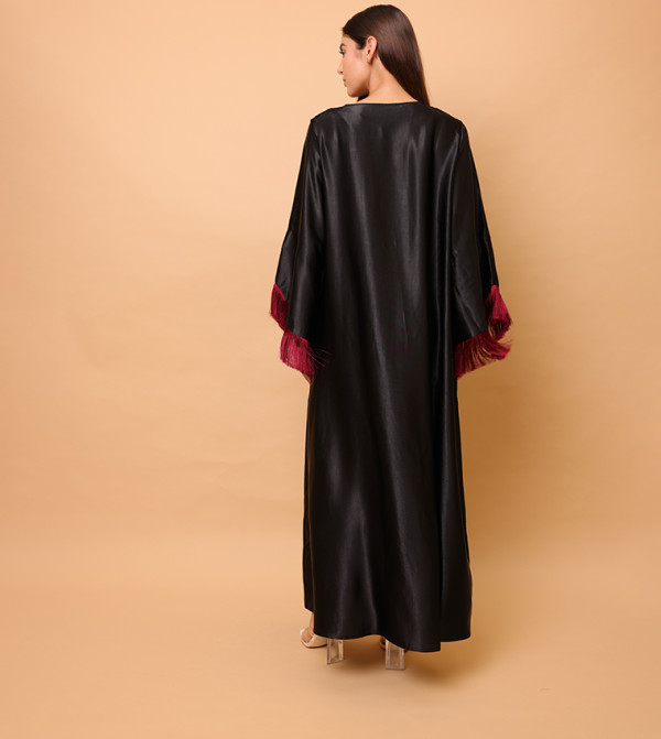 IKKXA  Jalabiya - Black Jalabiyas