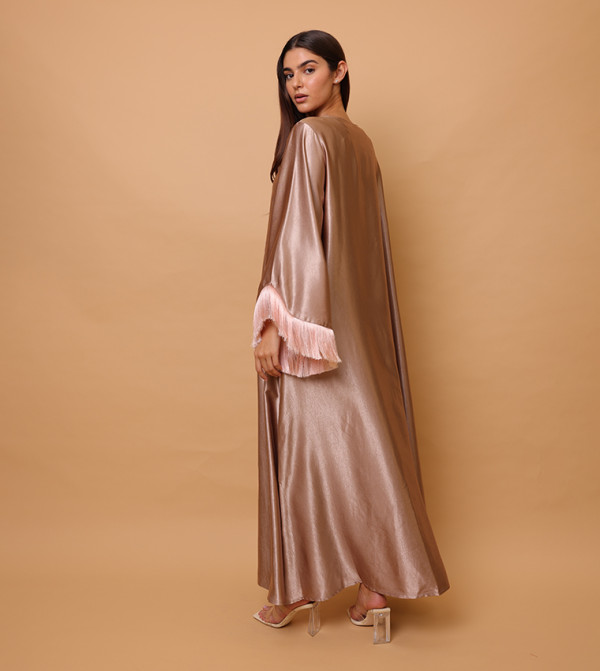 IKKXA  Jalabiya - Peach Jalabiyas