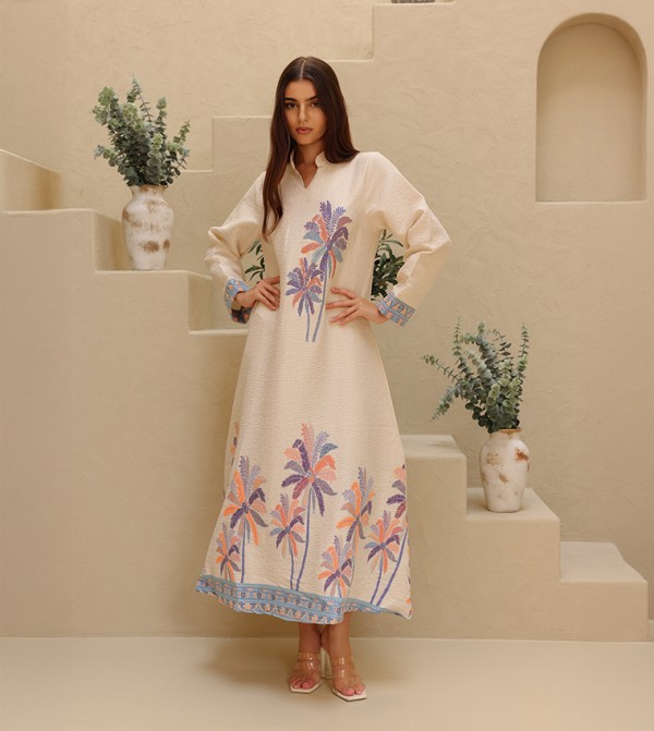 IKKXA  Clothing - Purple Jalabiyas