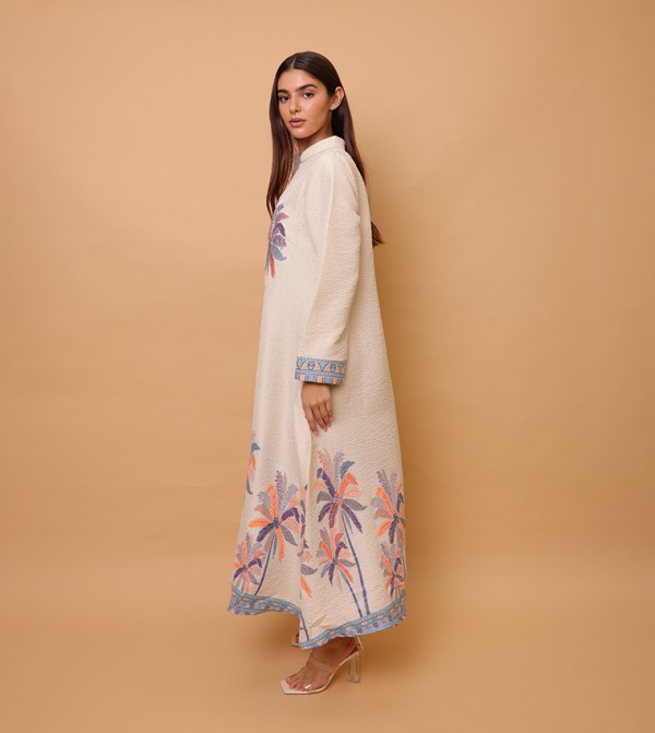 IKKXA  Clothing - Purple Jalabiyas