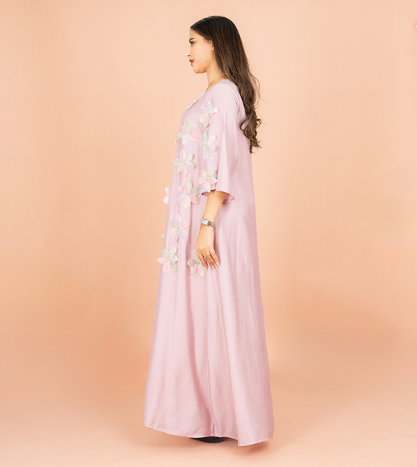 IKKXA  Jalabiya - Pink Jalabiyas