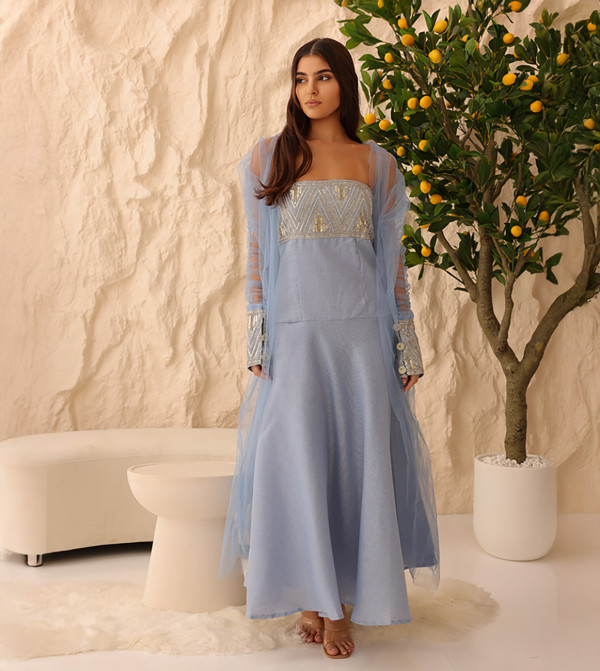 IKKXA Arabian Clothing - Blue modestwear