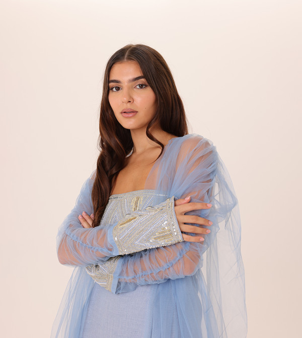 IKKXA Arabian Clothing - Blue modestwear