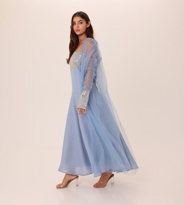 IKKXA Arabian Clothing - Blue modestwear