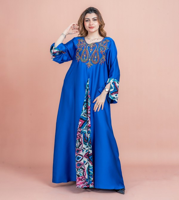 IKKXA  Arabian Clothing - Blue Jalabiyas