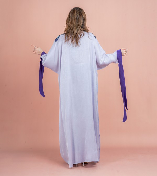 IKKXA  Arabian Clothing - Purple Jalabiyas