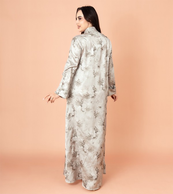 IKKXA  Arabian Clothing - Grey Jalabiyas