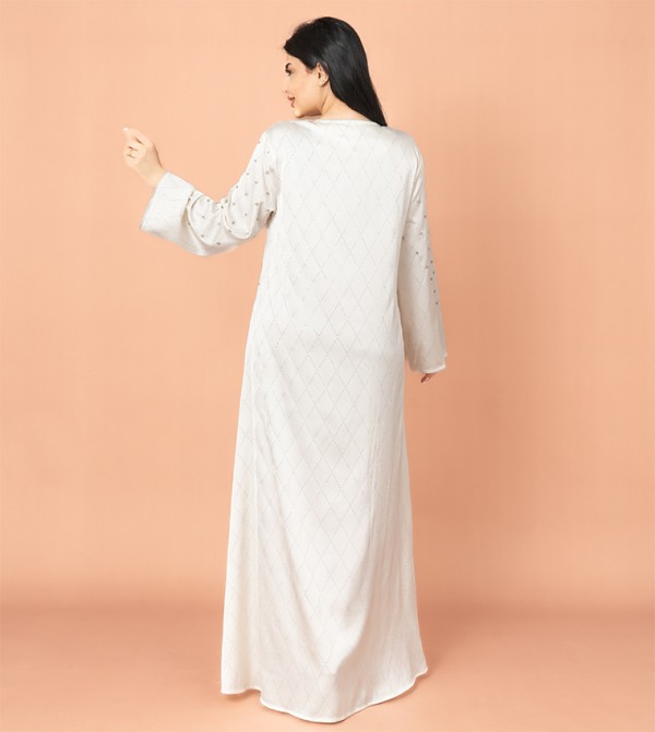 IKKXA  Arabian Clothing - White Jalabiyas