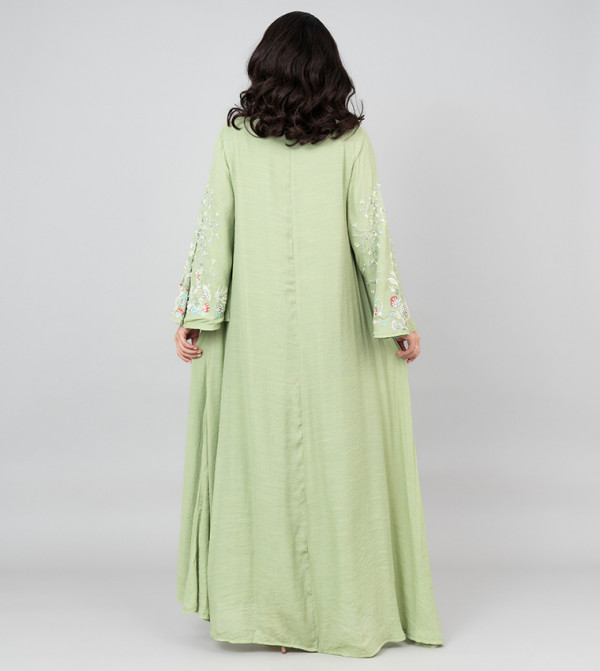 IKKXA  Arabian Clothing - Green Jalabiyas