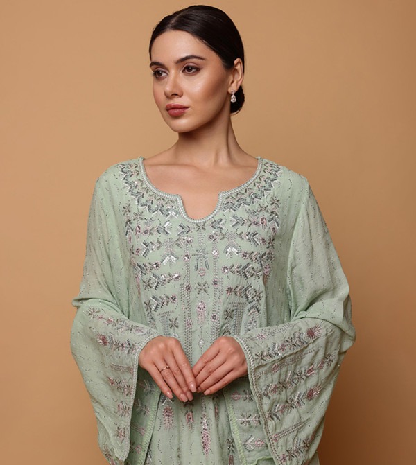 IKKXA  Jalabiya - Green Jalabiyas