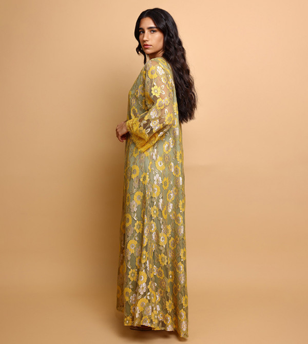 IKKXA  Jalabiya - Yellow Jalabiyas