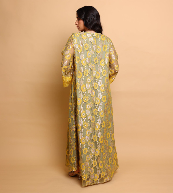 IKKXA  Jalabiya - Yellow Jalabiyas